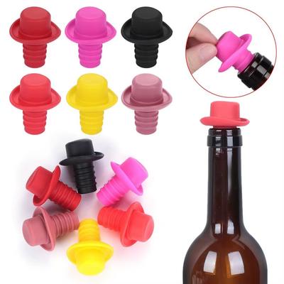 Silicone Bottle Stopper Bottle Caps Wine Stopper Family Bar Preservation Tools Silicone Creative Design Safe And Healthy Kitchen 7