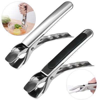 Comoda superficie lucida multiuso facile da pulire Supporto per ciotola calda Clip per pinza per padella Accessori da cucina Pinza per ciotola calda