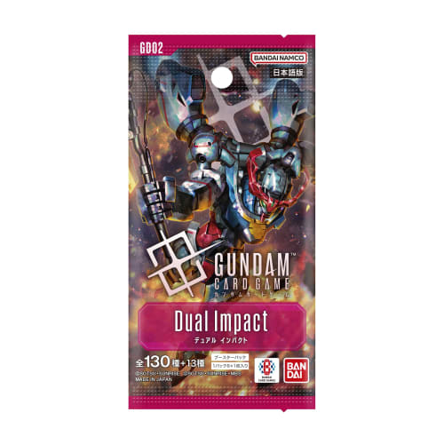 Bandai Gundam Card Game Booster Pack Dual Impact GD02 (Box) 24 Packs