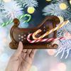 Versatile Sleigh Sturdy Silicone Mold for Epoxy Resin Castes Portable for Making Unique Tray and Artistic Dishes