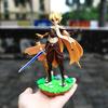 Genshin Impact Aether Lumine Barbara Anime Figure Beauty Girl Manga Statue Pvc Action Figurine Collectible Model Toys Doll 20cm