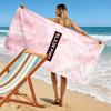 Blackpink Heartbeat Glow Beach Towel Beach Towel for Vacation Photos Portable for Travel Outdoor Pool Towel Absorbent Bath Towel Swim