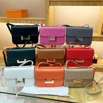 New Cute Fashion Women's Bag Trendy and Versatile Casual Messenger Shoulder Lock Flip Bag