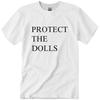 Beskytt Dukkene T-skjorte Morsomme Sitat Skjorter Unisex Beskytt Dukkene Merchandise Bokstavtrykk Kortermet Grafiske T-skjorter Kortermet Bomullstopp