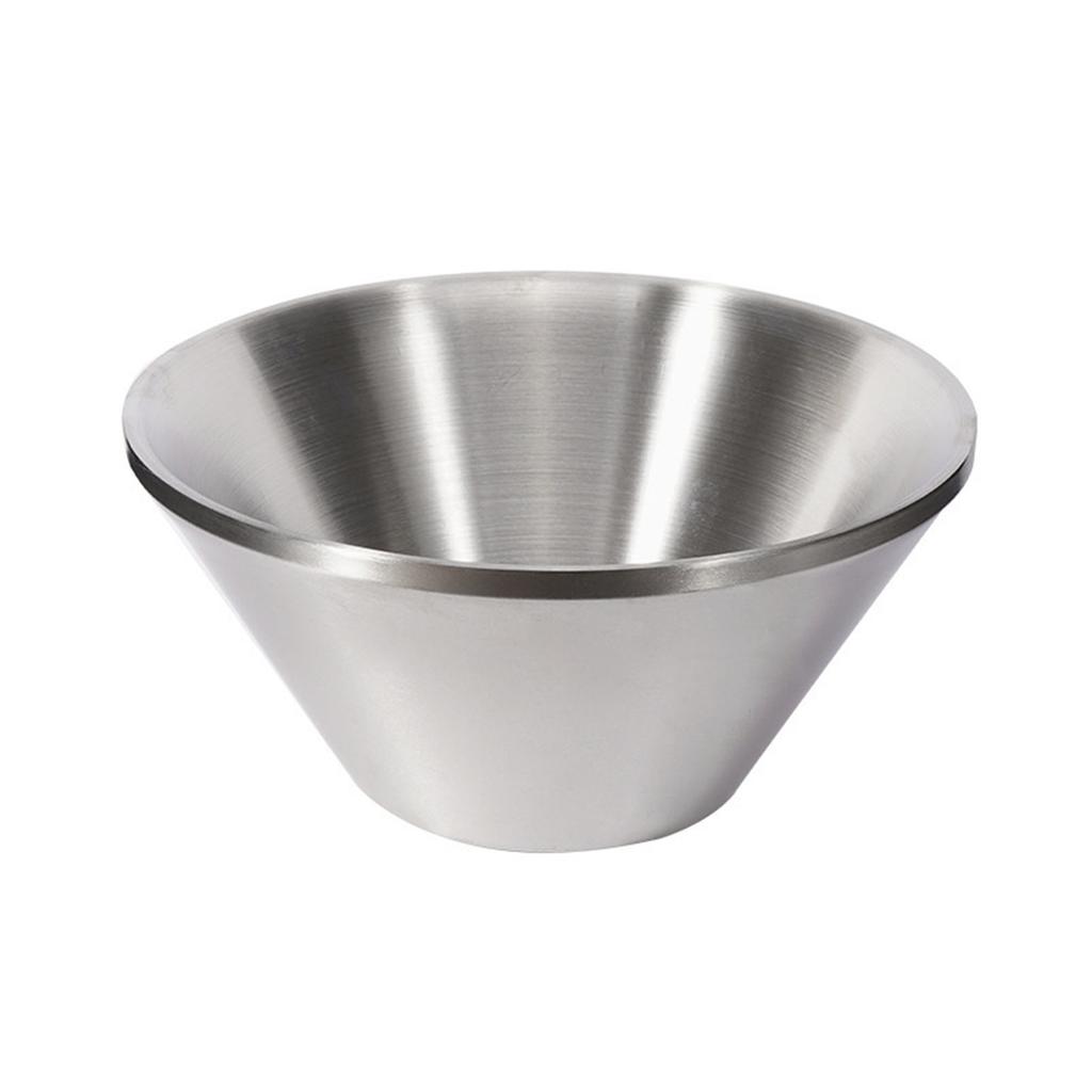 Stainless Steels Dessert Bowls Dessert Cups Double Wall Insulated Metal Soup Bowl Kitchen Serving Bowl Easy to Use