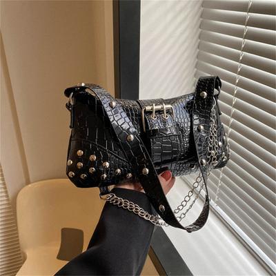 Mode Frauen Schulter Tasche Einfarbig Unterarm Tasche Geldbörse frauen Handtaschen