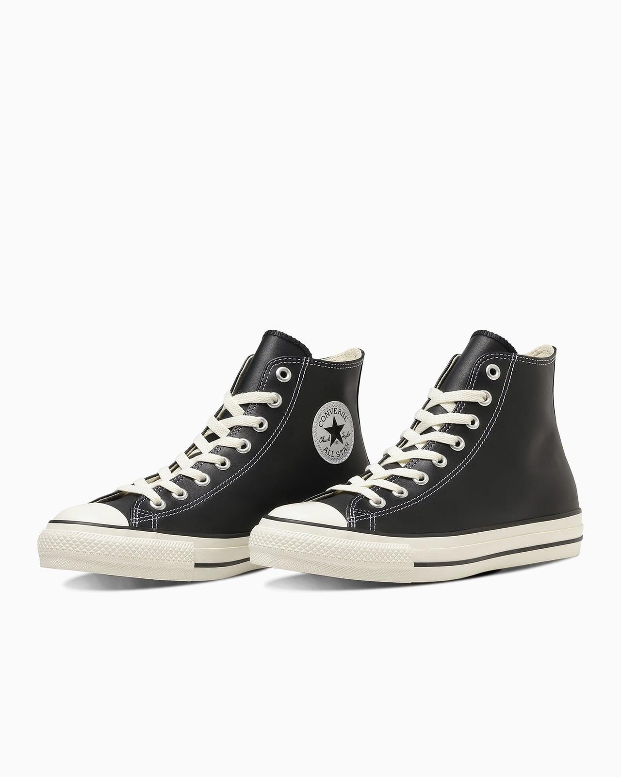 31311311 Converse Кожаные All Star Hi Черные (Мужской) 9.5