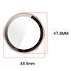 PC+Tempered Protective Case Anti-Scratch Full Coverage Screen Protector Shockproof Cover Shell for Amazfit Active 3 Premium