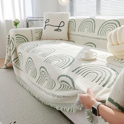 Nordic Tassel Throw Blanket Full Four Season Cotton Sofa Cover Towel Dust Anti-cat Scratch Protection Covers Sofa Blanket Carpet