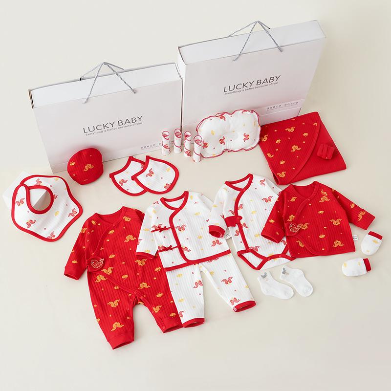 Newborn Baby Clothes Gift Set for Autumn and Winter