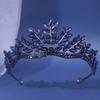 Baroque Crystal Tiaras and Crowns Rhinestone Prom Diadem Bridal Wedding Hair Accessories Jewelry Crown Taira for Women Bride