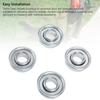4PCS Silver Mower Shaft Bearings Heavy Duty Wheel Drive Mower Bearings Durable Lawn Mower Bearings