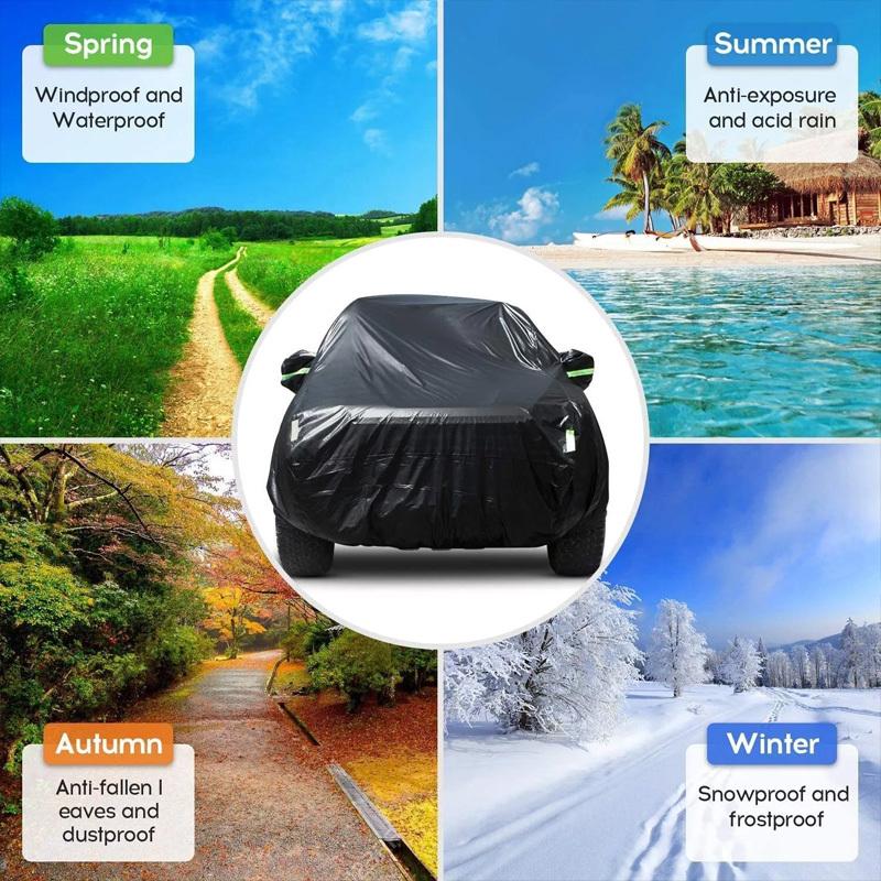 Car Cover for Suzuki Jimny - Outdoor Full Protection, Waterproof Dustproof Heat-Resistant, All-Season Use Exterior Accessories