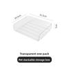 Plastic Desktop Storage Box With Stackable Design For Office And Study Organization