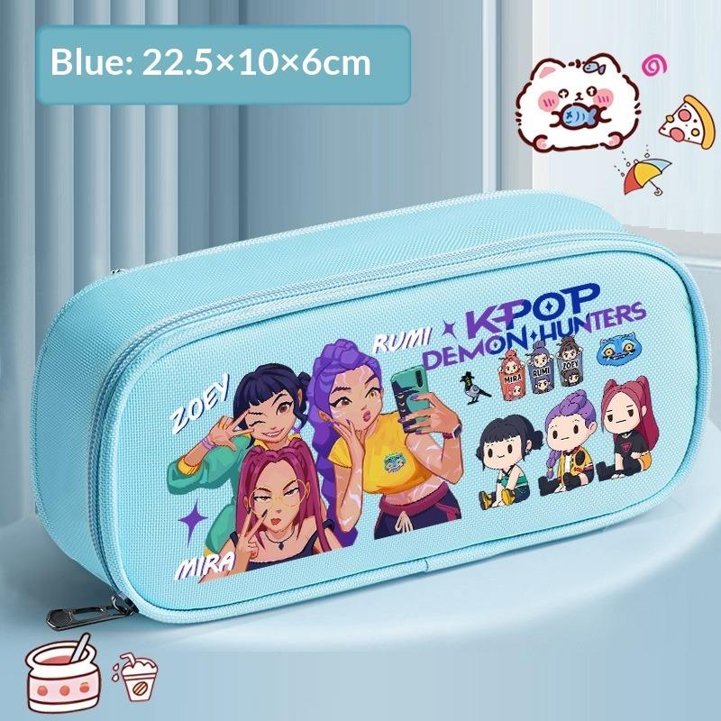 Federmäppchen Schreibwarenbox Große Kapazität Oxford-Stoff Cartoon Niedliches Mädchen Schüler Federmäppchen