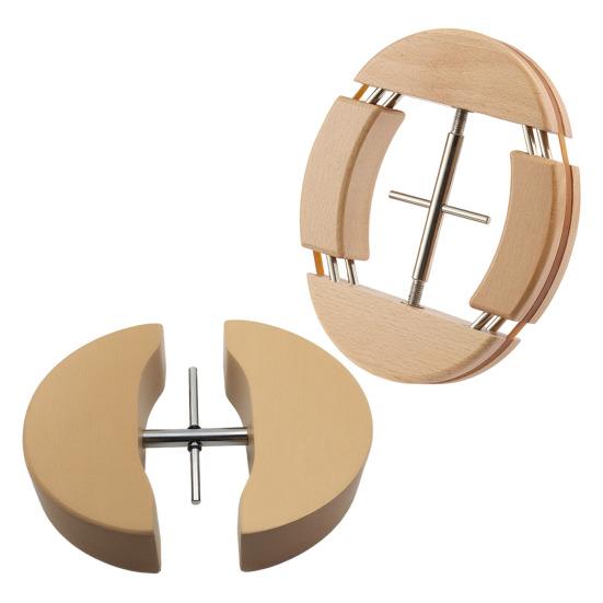 Wooden Hat Stretcher Heavy Duty Fitted Cowboy Hat Shaper Extender Adjustable 4-Way Hat Jack Stretcher Fits All Men Women Caps