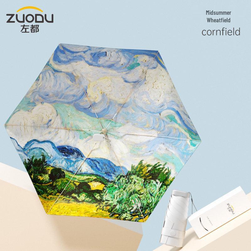 ZUODU ZD146 Slim Card Sun Umbrella