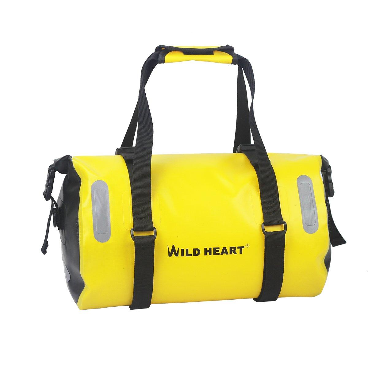 

WILD HEART 18L Waterproof Bicycle Bag, Welded Seams Bicycle Frame Bag, Rear Pocket, Waterproof, Large Capacity, Lightweight Bicycle Storage Bag, Carry