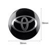 4Pcs 56MM Car Styling Aluminum Wheel Center Hub Caps Stickers For Toyota Rav4 Corolla Camry Aqua Yaris Cross Auris TRD GR Sport