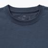 MUJI Cotton Jersey Knit Crew Neck Long Sleeve Solid Size 150 Kids' T-Shirt, Color, Unisex, Navy, (CB1PYA6S)