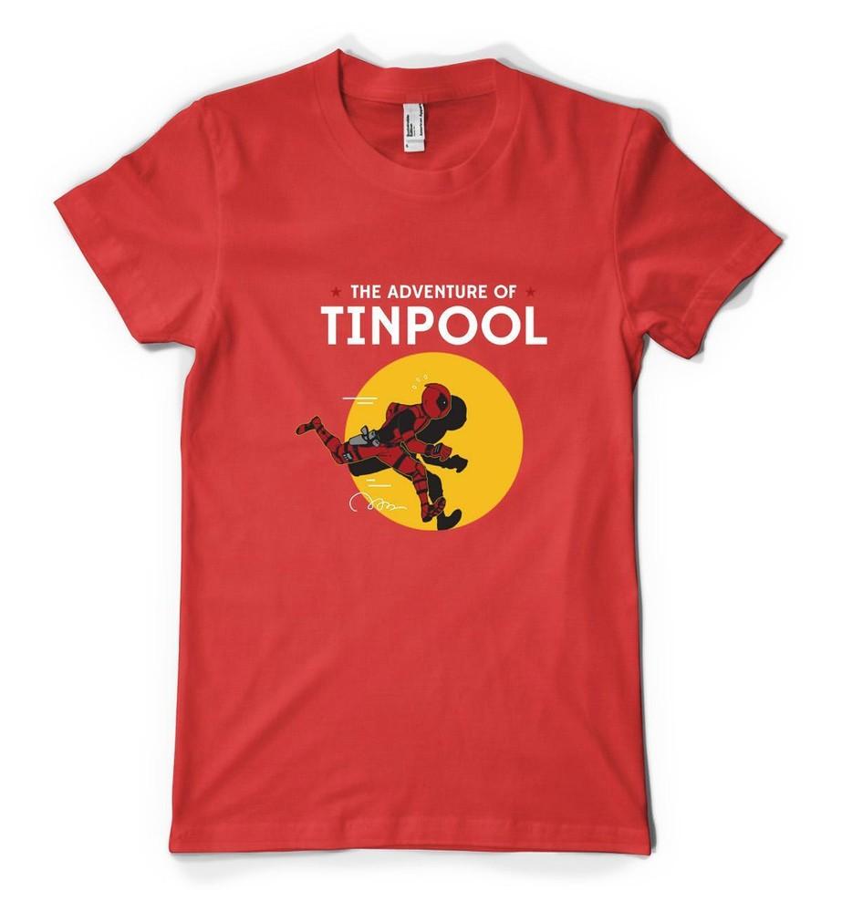 

Marvellous Deadpool The Adventures Of Tinpool Personalised Unisex Kids T Shirt S