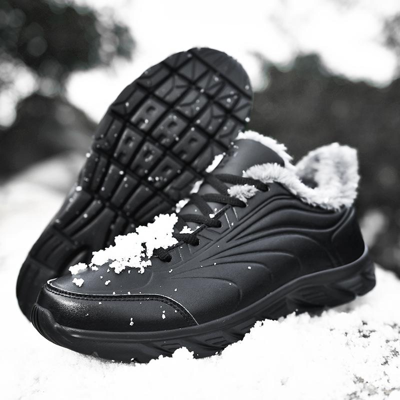 Super Warm Winter Sheos With Fur Sneakers Snow Men Shoe Waterproof Outdoor Boots Ankle Men Shoes Casual Men Boots Winter