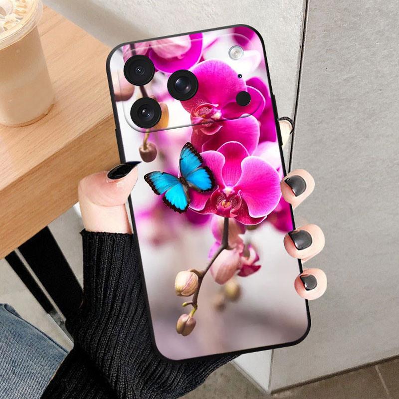 For iPhone 17 Pro Case Silicone Luxury Painted Soft Cover For iPhone 17 Air 17Air 17Pro iPhone17 Phone Cases A3256 TPU Fundas