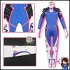 Dva Cosplay Costume Bodysuit Zenti Game Women Sexy Adult Jumpsuits Dva Wig Toy Gun Earphone Halloween Party Costumes Clothing