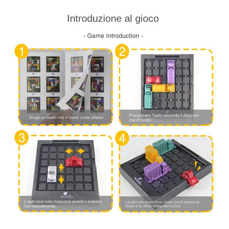 Children's Tabletop Game Puzzle, Logical Thinking, Reasoning, Passing Levels, American Racing Time, Peak Hours