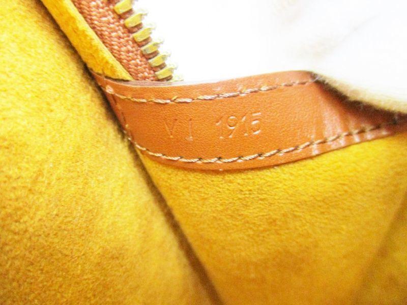 Authentic LOUIS VUITTON Epi Leather Brown Tote&Shoppers Bag Purse Lussac #6747 Refurbished