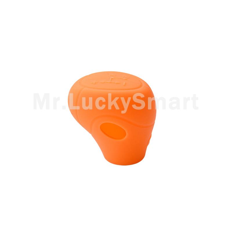 Car Shift Lever Handbrake Lever Silicone Anti-Skid Cover For Mercedes Smart 451 Fortwo Car Interior Styling Products Accessories