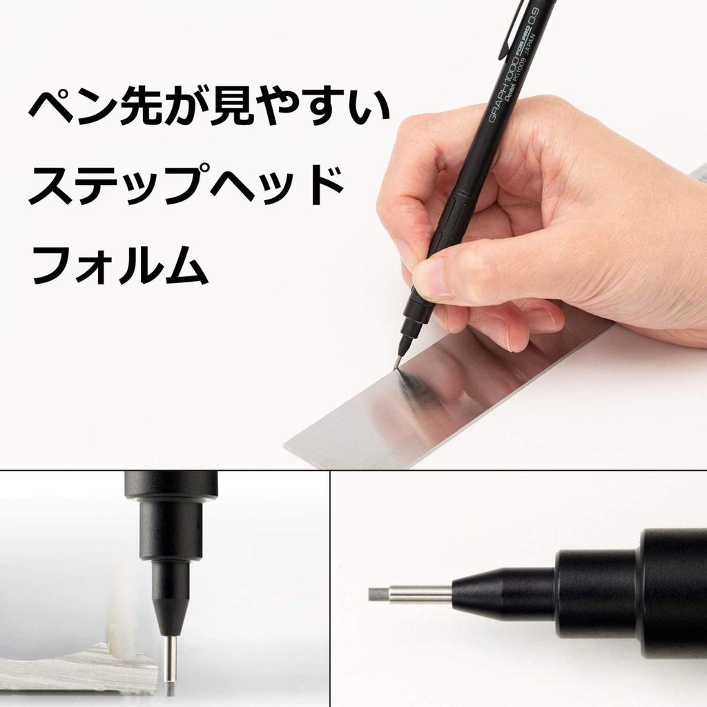 Pentel Graph 1000 ForPro PG1009 Druckbleistift, 0,9 mm