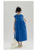 Girls' Stylish Summer Long Dress: Single-Breasted, Parent-Child Matching