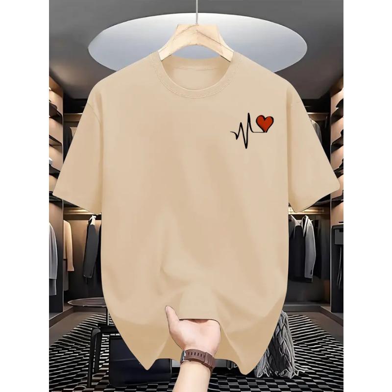 New Summer Men's T-Shirt, Street Casual Fashion, Simple, Soft and Comfortable, Breathable