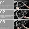 Automotive 38CM Universal Silicone Steering Wheel Cover Elastic Steering Wheel Cover Soft and Multi Functional Automotive Decoration DIY