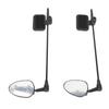 1 Pair  Helmet Rearview Mirror 360° Adjustable  Cycling Rear View Wide Angle Mirror Ridin