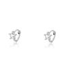 VENTFILLE 925 Stamp Silver Color Star Earrings for Women Crystal Jewelry Girls Birthday Gift Dropship Wholesale