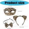 Animal Pattern Ears Headpiece With Soft Fabric Roleplay Costume Hairband For Cosplay Event And Themed Parties