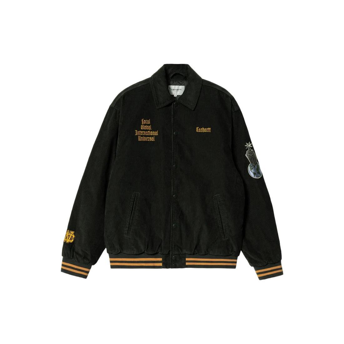 Carhartt WIP Izšūta Vēstule Vienas pogas
