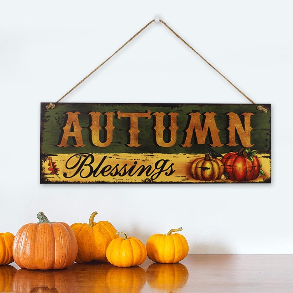 

1 шт. деревенский деревянный приветственный знак праздничные осенние подсолнухи и кленовый лист тыква подвесная настенная живопись 3D садовая дверь домашний декор для вечеринки F 38x13 cm