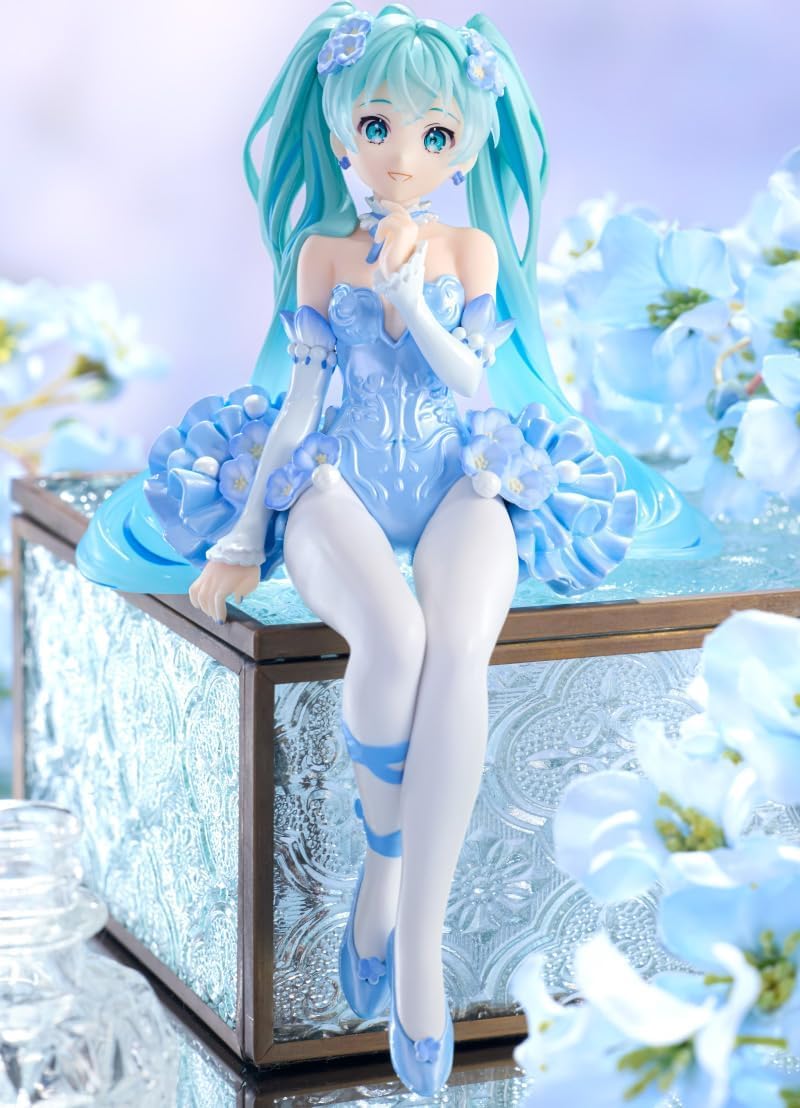

Hatsune Miku Noodle Stopper Figure Flower Fairy Pale Blue 1 type -Nemophila ver.-