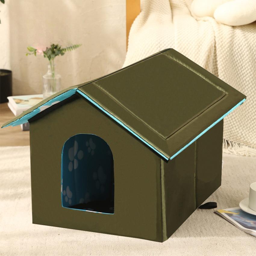 Universal Outdoor Waterproof Cat Nest in All Seasons Breathable Removable and Washable Pet Nest and Warm Dog Nest in Winter