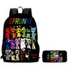 Rhythm Box Sprunki Spel Anime Rugzak Student Schooltas Computer Tas