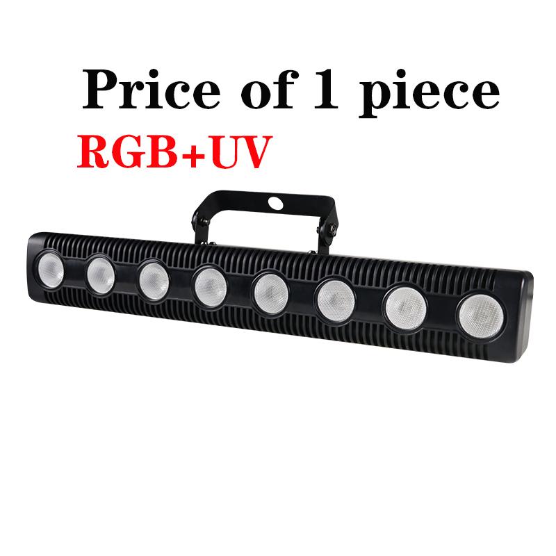 

8X12W УФ-звуковые вечерние огни, музыкальный стробоскоп, светодиодный прожектор, DJ-диско, RGBW, УФ-лампа DMX512, сценическое оборудование для DJ, свадьба, Рождество EU Plug