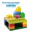 Double-Sided 8x8 Large Particles Baseplate, 64 Holes, Compatible with LEGO Universal Building Blocks