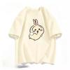 MINISO Hachiware Usagi Japan Cute Cartoon Y2K Women‘s and Men’s TShirt Hippie Short-Sleeve T-shirt Summer ONeck Oversize Clothes