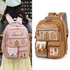 Cartoon Primary School Student Schoolbag  Backpack  Lightweight  Large Capacity Wear Resistant Children's Schoolbag