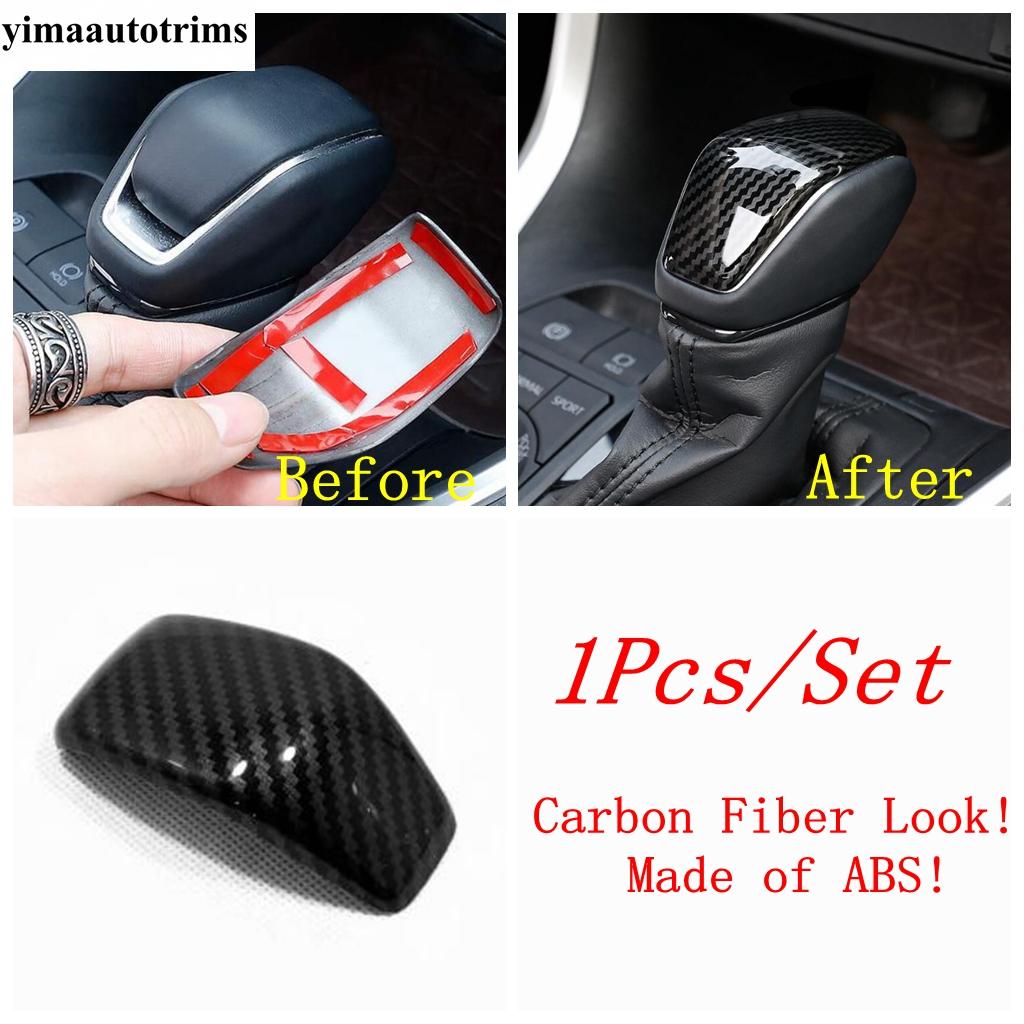 Moldura de Marco de Salpicadero / Cubierta de Faro / Soporte de Vaso de Agua / Elevalunas Para TOYOTA RAV4 RAV 4 XA50 - 2024 Accesorios de Fibra de Carbono