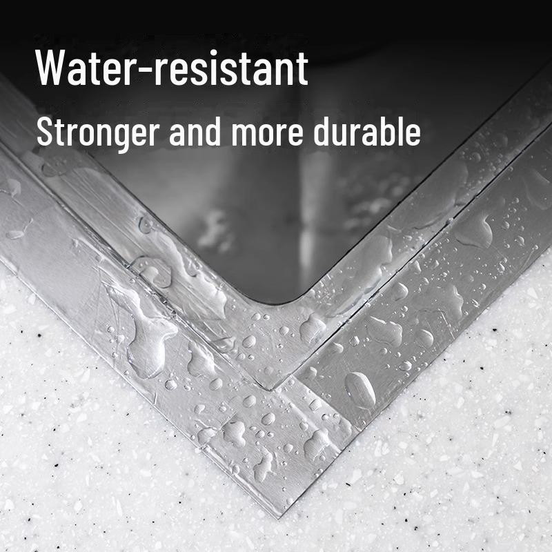 High-Temperature Aluminum Foil Tape: Heat-Resistant, Waterproof, Oil-Proof, and High Viscosity for Kitchen Stove Sealing.