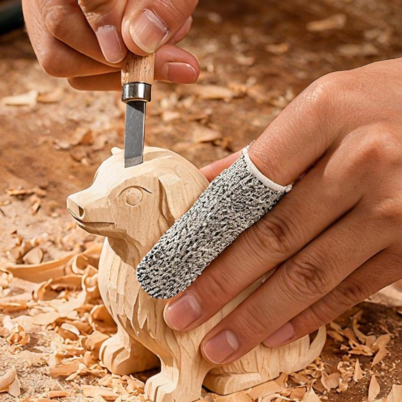 Rutschfester Elastischer Fingerling Verstellbar Für Basteln Outdoor-Aktivitäten Verletzungsprävention Mehrzweck-Fingerschutz